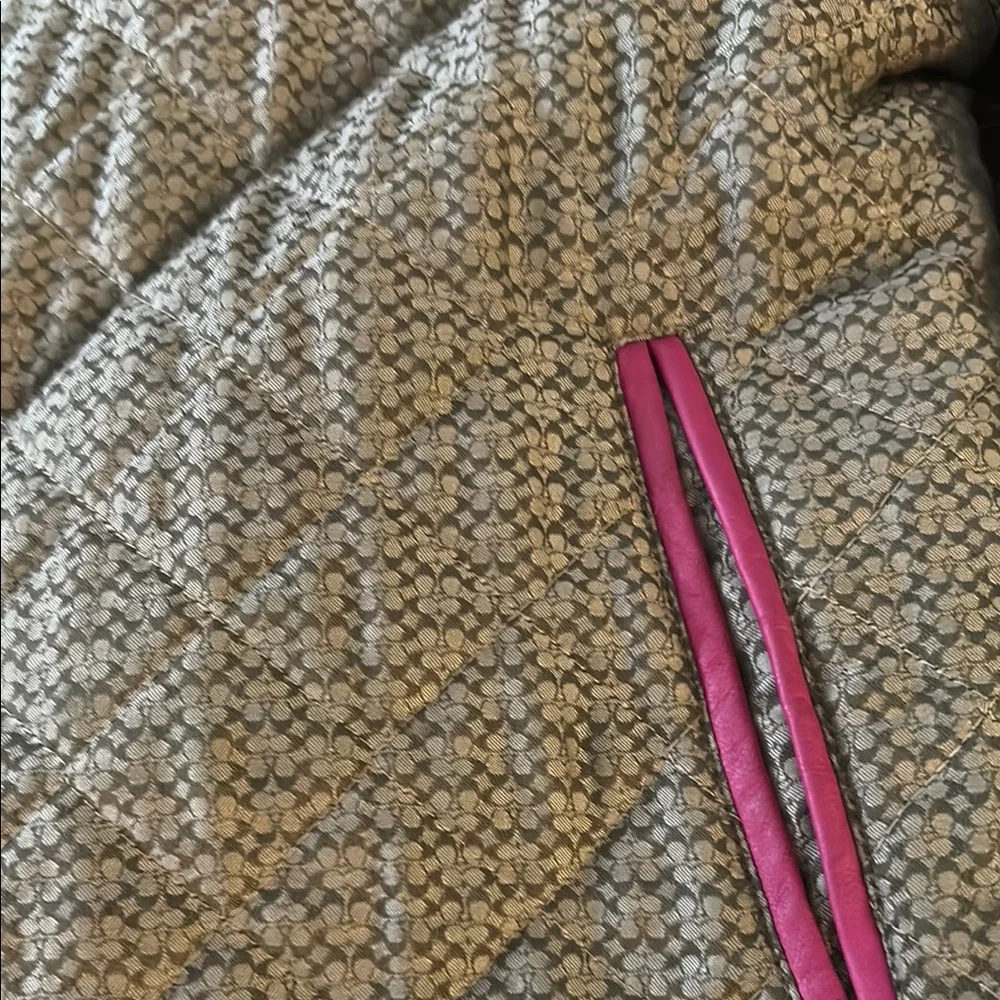 Coach girl,Quilted Jacket with Pink Accents - Picture 4 of 9